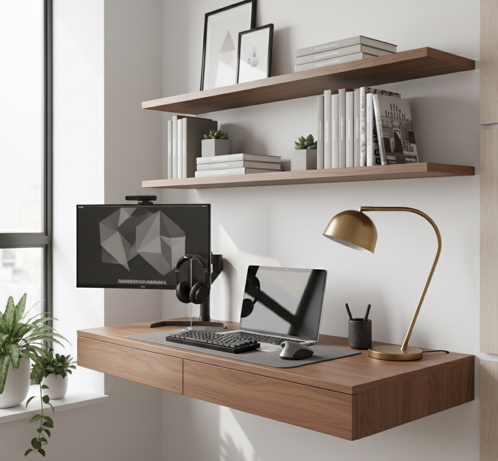 Productive and clean home office